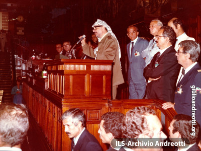 Settembre 1982. Arafat a Montecitorio