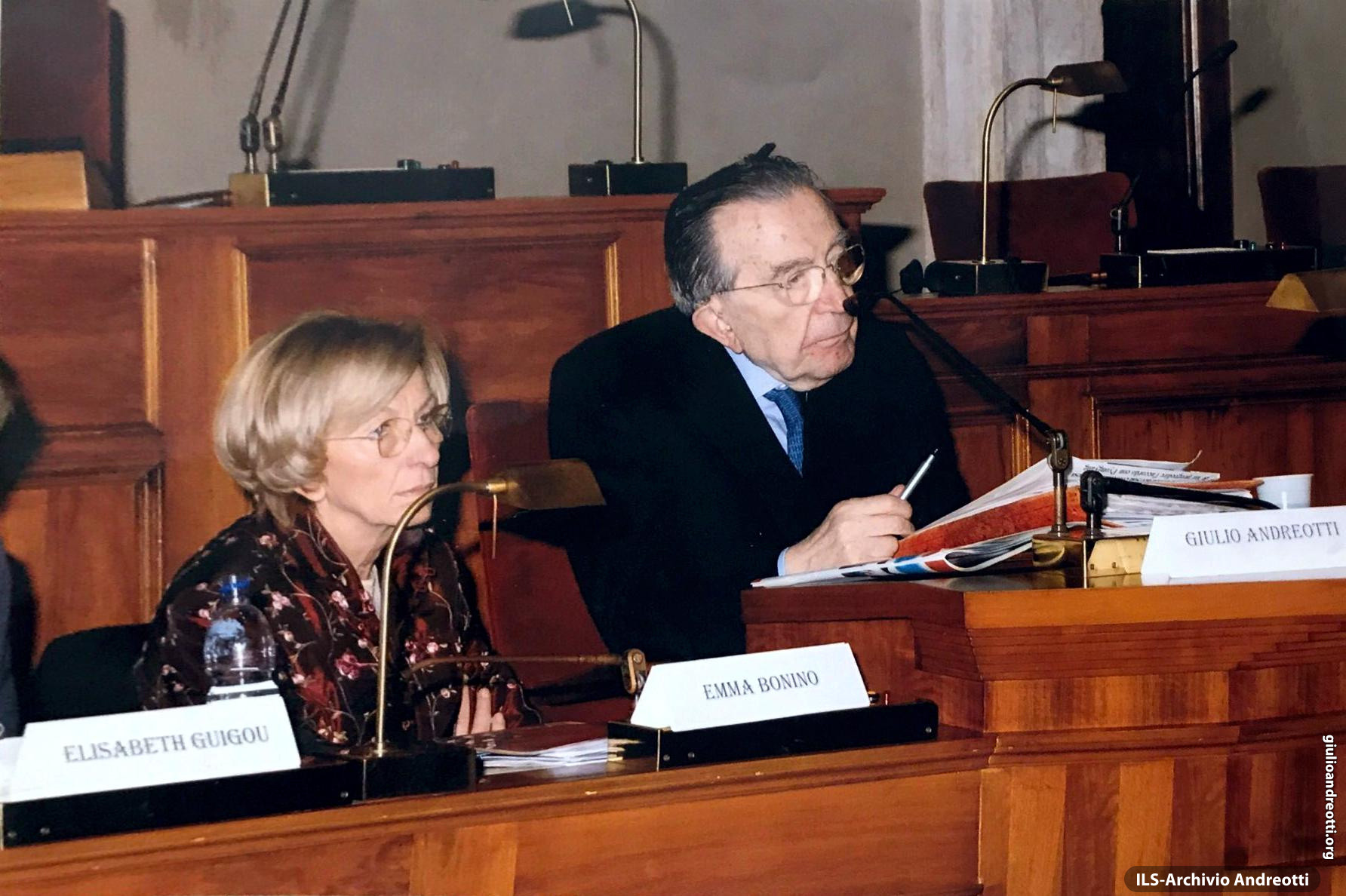 23 marzo 2007. Con Emma Bonino in Campidoglio per il convegno “Cinquant’anni di Europa: Europa anno zero?” promosso dalla Fondazione Alcide De Gasperi