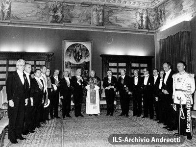4 ottobre 1985. Visita ufficiale del presidente della Repubblica Cossiga a Giovanni Paolo II