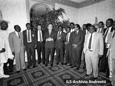 25 settembre 1986. Incontro ministeriale italo-africano a New York