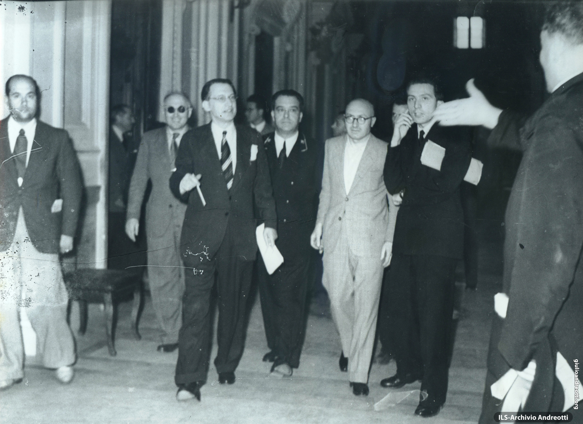 14 Giugno 1946. Ritorno di De Gasperi dalla Conferenza di Parigi.