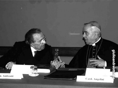 Con il cardinale Fiorenzo Angelini