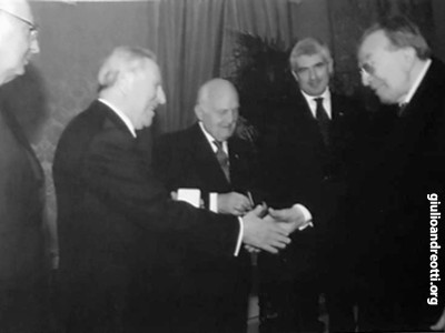 Con Giorgio Napolitano, Carlo Azeglio Ciampi, Oscar Luigi Scalfaro e Pier Ferdinando Casini