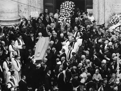 8 maggio 2013. I funerali di Andreotti nella basilica di San Giovanni dei Fiorentini