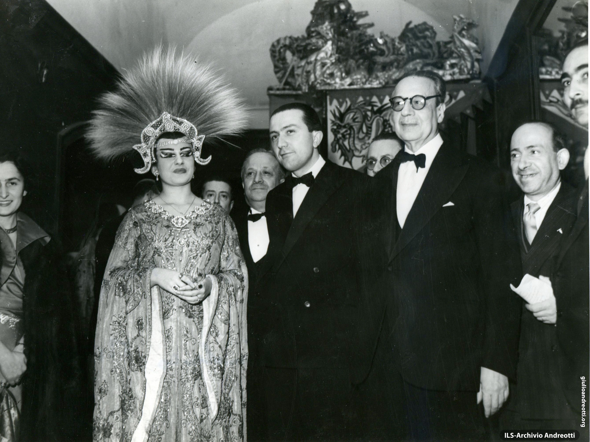 Napoli, Teatro San Carlo. Rappresentazione della Turandot con Maria Callas. Era il 16 dicembre 1949.