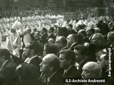 1962. Concilio Vaticano II a San Pietro.