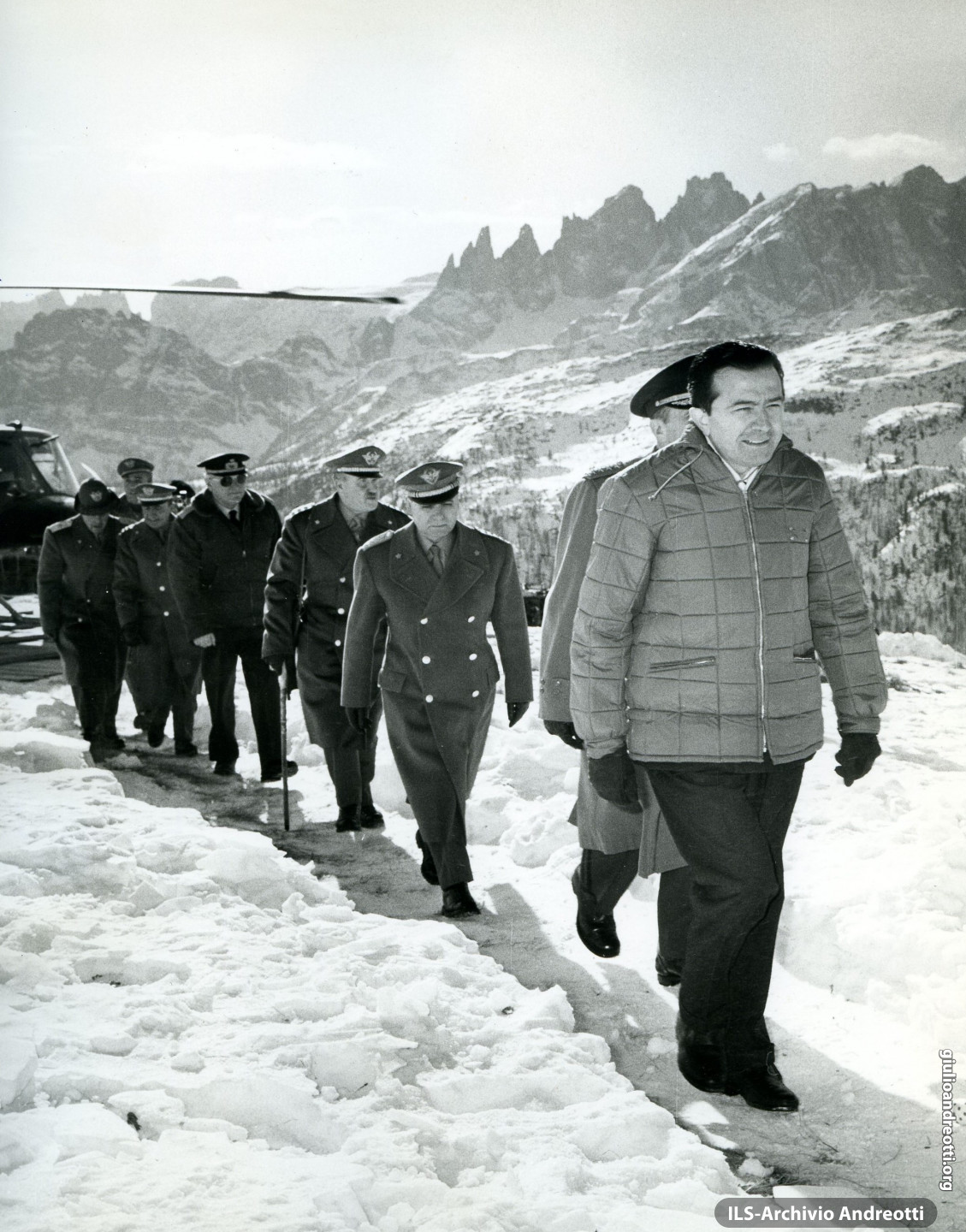 Manovre militari invernali nel 1964.