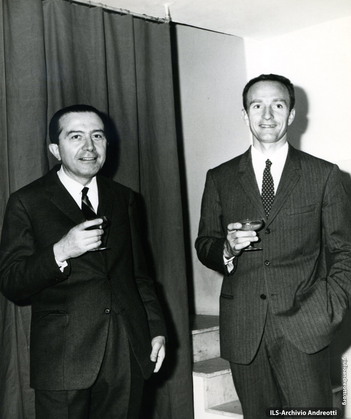1966. Andreotti con Abdon Pamich.