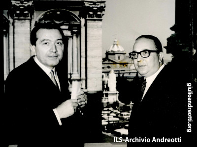 26 maggio 1966. Andreotti in Campidoglio.
