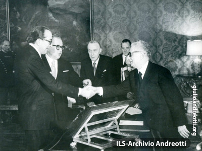 18 febbraio 1972. Giuramento del governo Andreotti I.