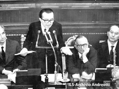 26 febbraio 1976. Presentazione del I Governo Andreotti alla Camera dei Deputati.
