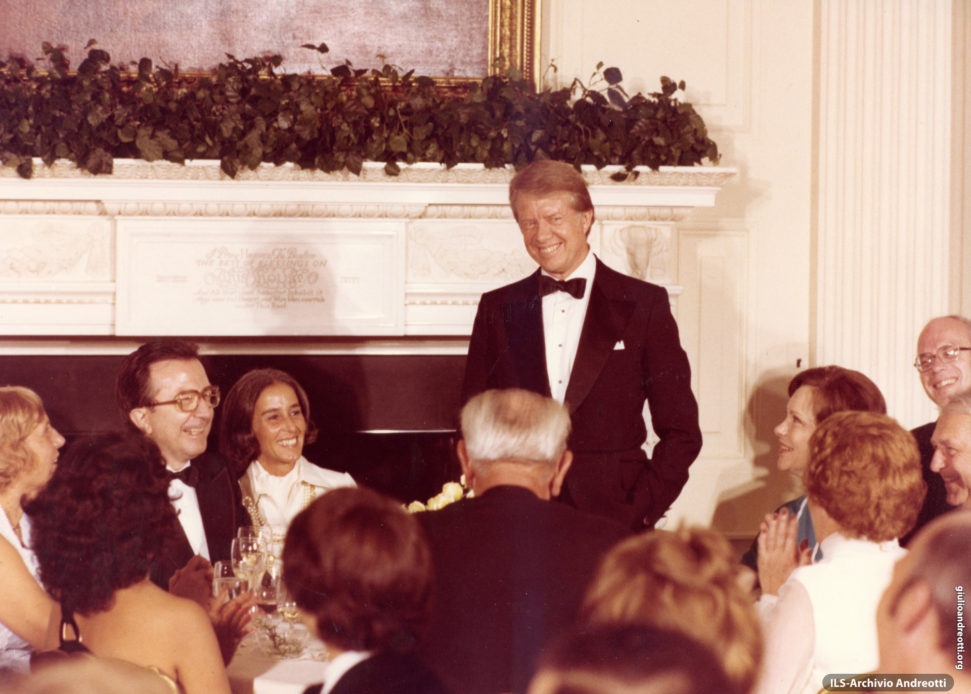 Visita ufficiale alla Casa Bianca il 26 giugno 1977. Cena di gala.
