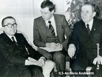 Stoccolma, 19 gennaio 1984. Giulio Andreotti incontra Andrei Gromyko.