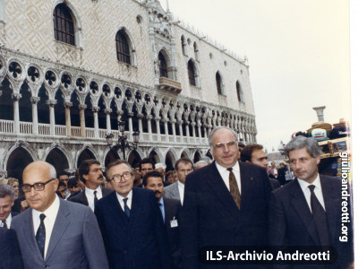 19 Ottobre 1990. Vertice italo-tedesco di Venezia.