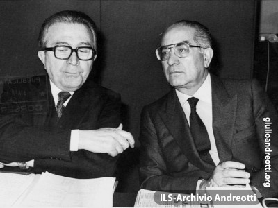 Andreotti con Emilio Colombo.