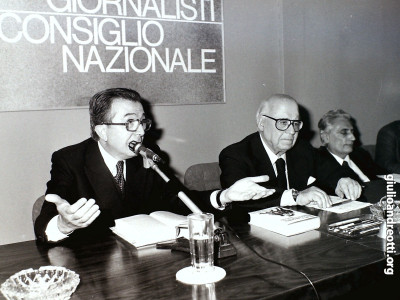 1980. Andreotti con Guido Gonella