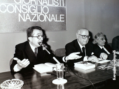1980. Andreotti con Guido Gonella