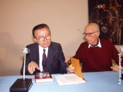 Andreotti con Indro Montanelli.