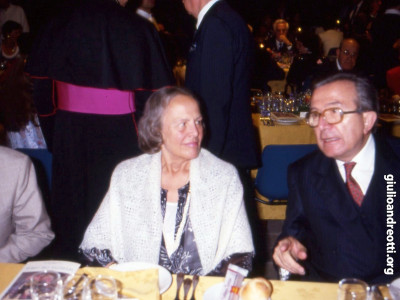 Andreotti con Nilde Iotti.