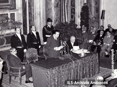 10 dicembre 1959. Relazione di Andreotti all’Istituto Studi Romani sul Tema dell’Anno Olimpico