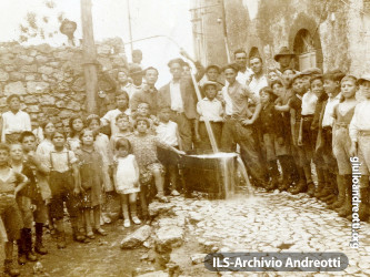 L'arrivo dell’acqua a Segni, 20 luglio 1932